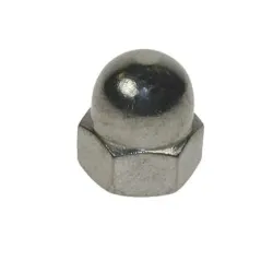 M8 Dome Nuts Zinc Plated (Pack of 10) [DIN 1587]